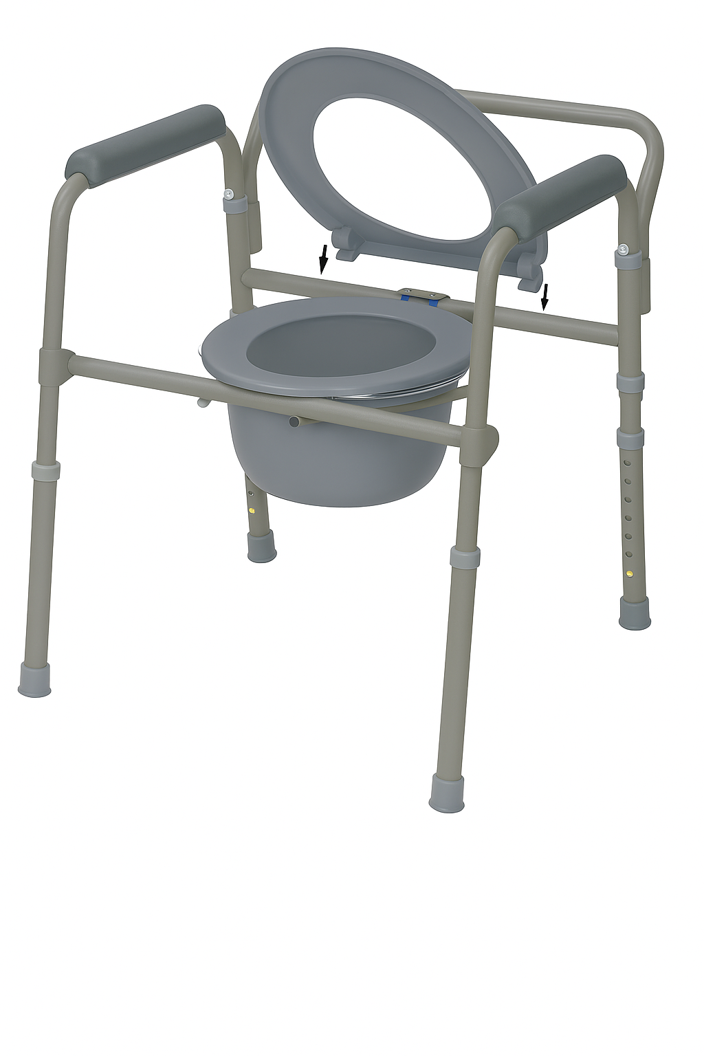 Drive Folding Steel Commode
