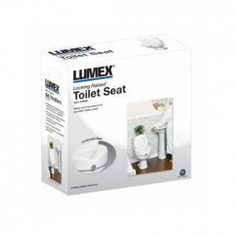 Lumex Locking Raised Toilet Seat