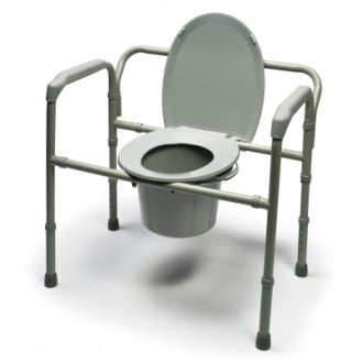 Close-up image of 3 in 1 Steel Folding Commode