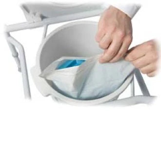 Close-up image of Sani-Bag Commode Liner