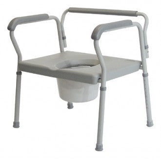Close-up image of 3 in 1 Steel Folding Commode