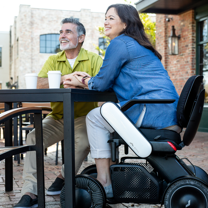 Close-up image of WHILL Model C2 Portable Power Chair