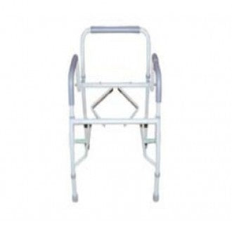 Deluxe Drop Arm Commode with Padded Seat
