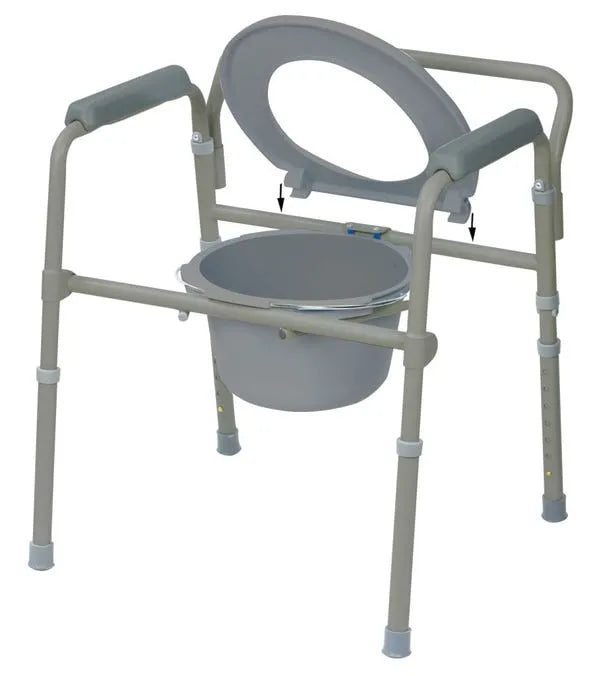 Drive Folding Steel Commode