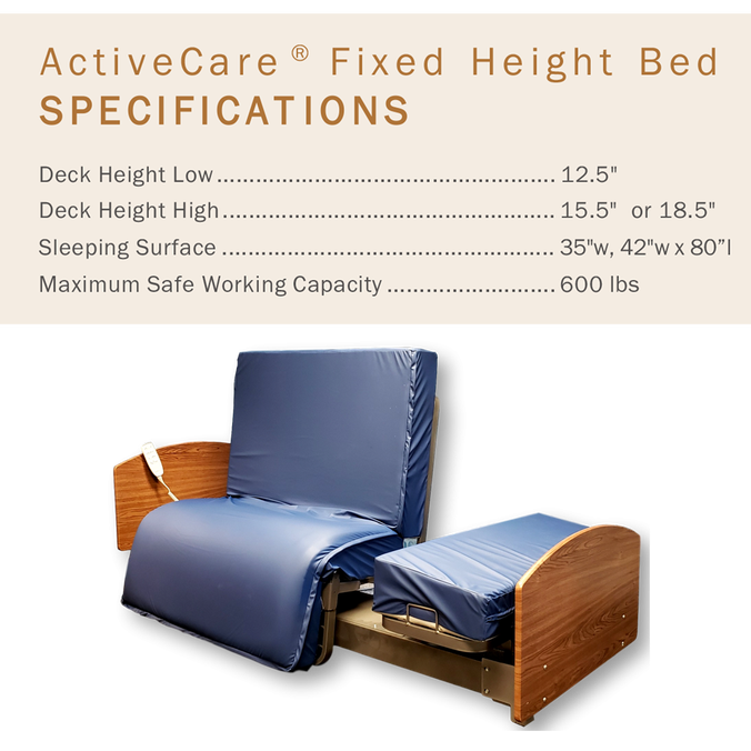 ActiveCare Deluxe SafeTurn Rotating Homecare Bed
