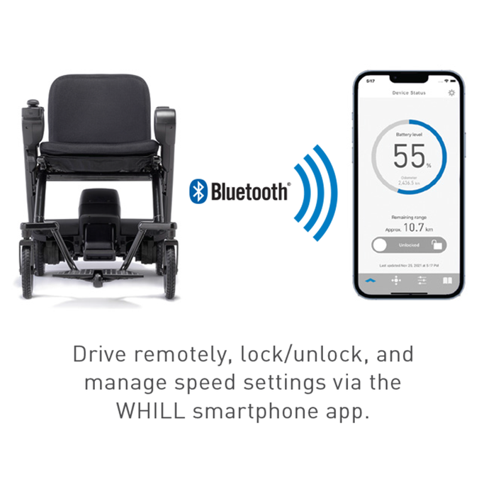 WHILL Model F Travel Power Chair