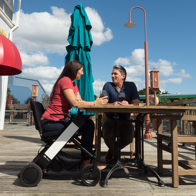WHILL Model F Travel Power Chair