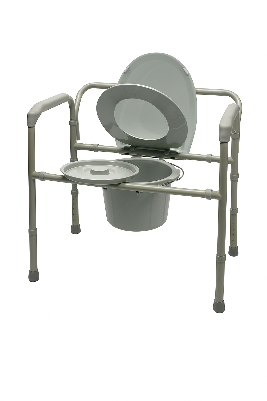 Bariatric Steel Folding Commode