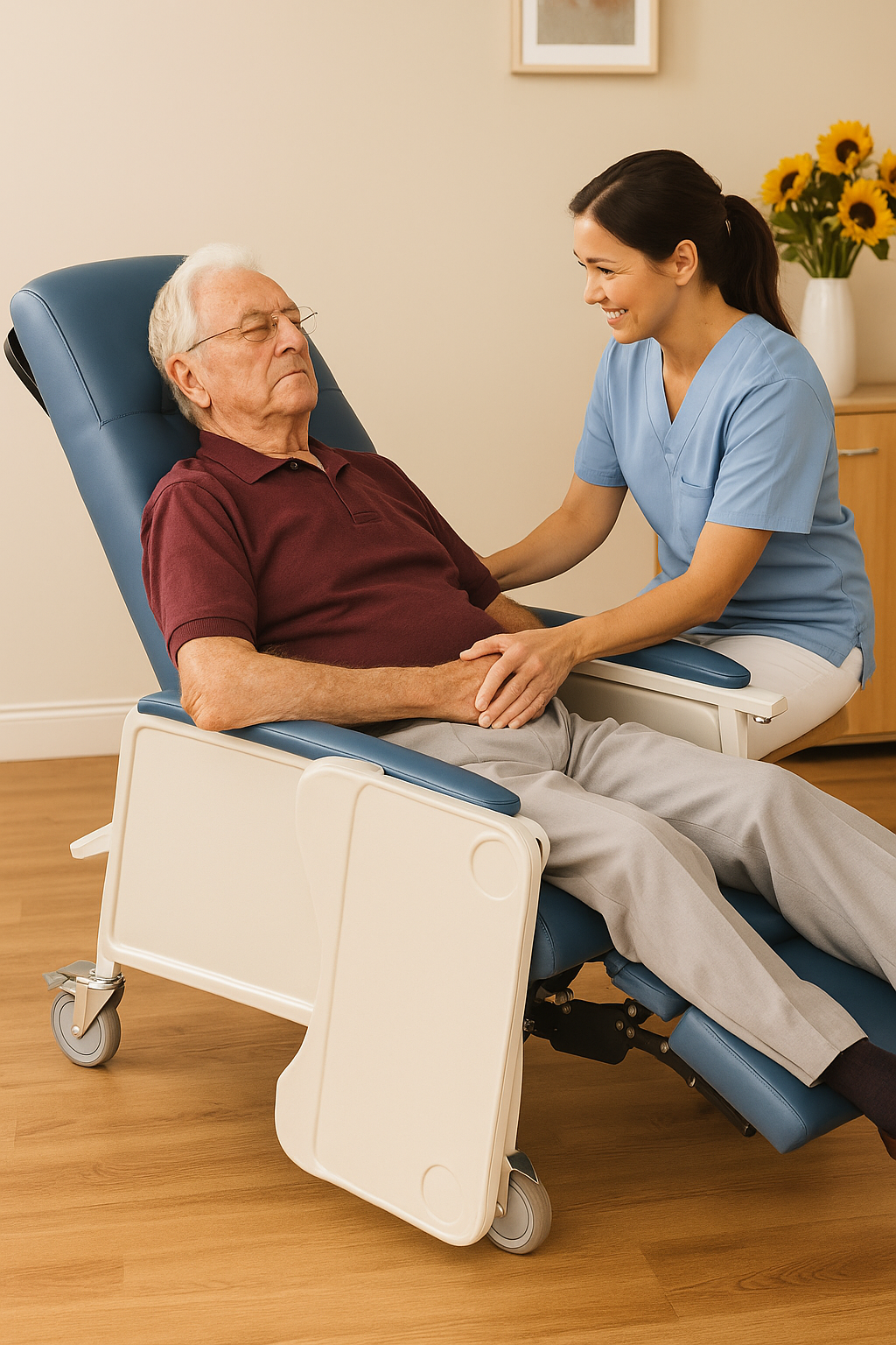 Reclining 3-Position Geri Chair
