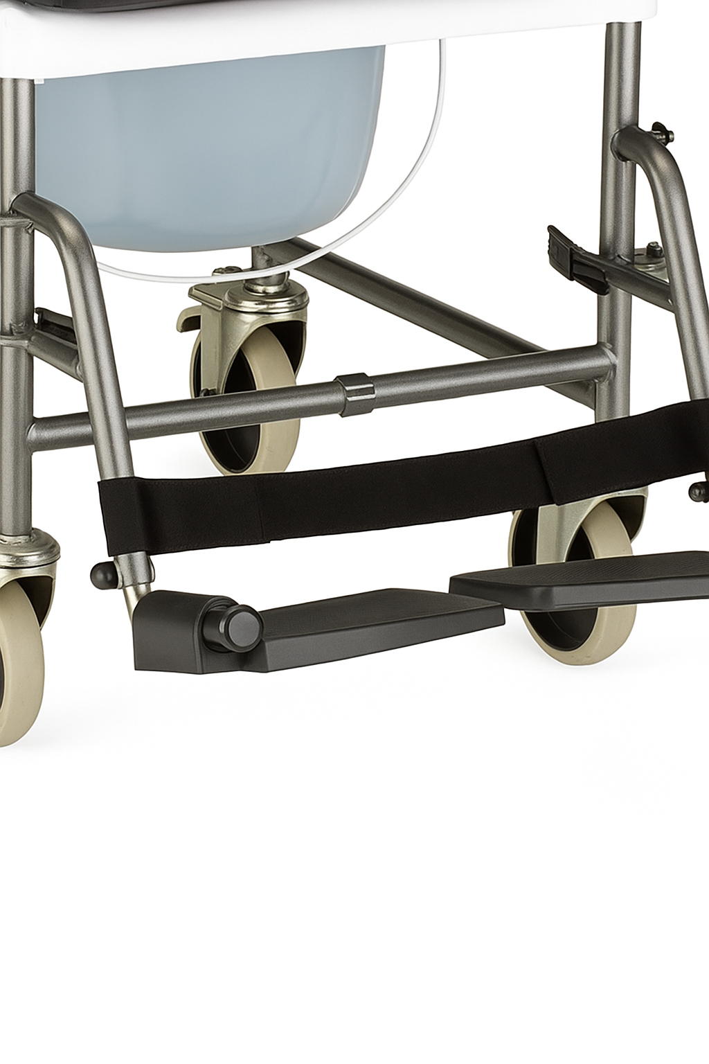 Nova Drop-Arm Transport Chair Commode