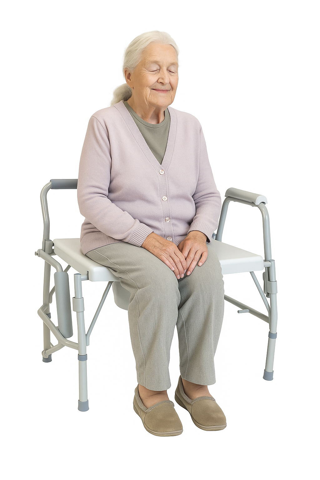 3 in 1 Bariatric Steel Drop Arm Commode