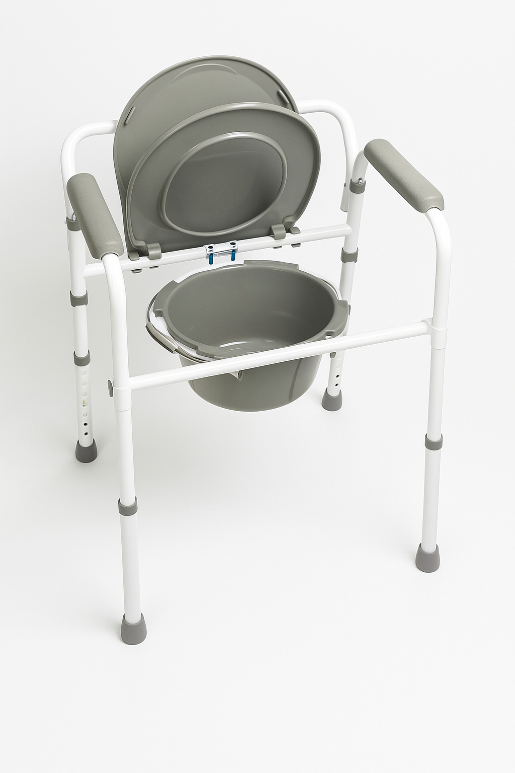 3 in 1 Steel Folding Commode