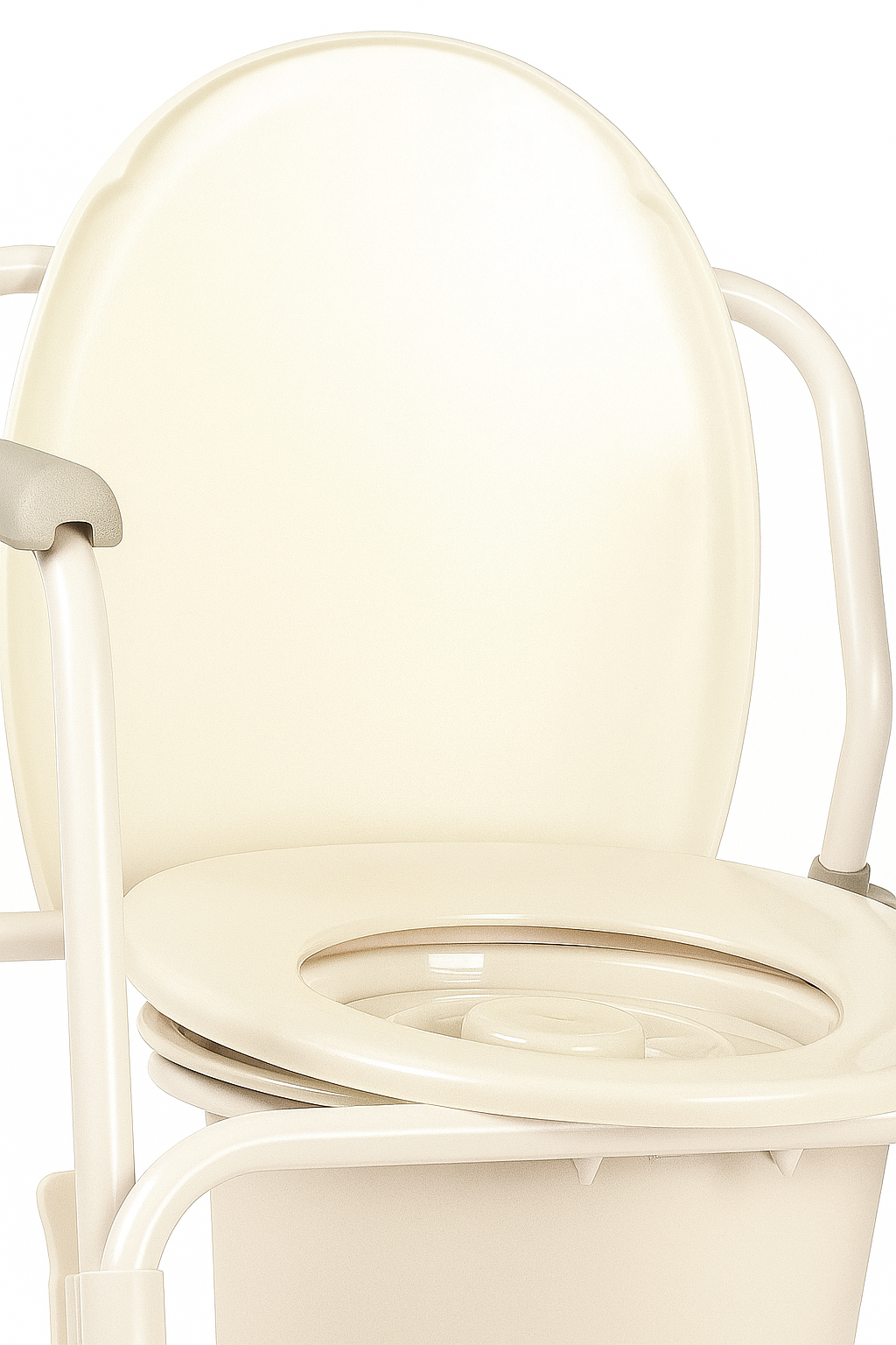 Drop Arm Commode Chair