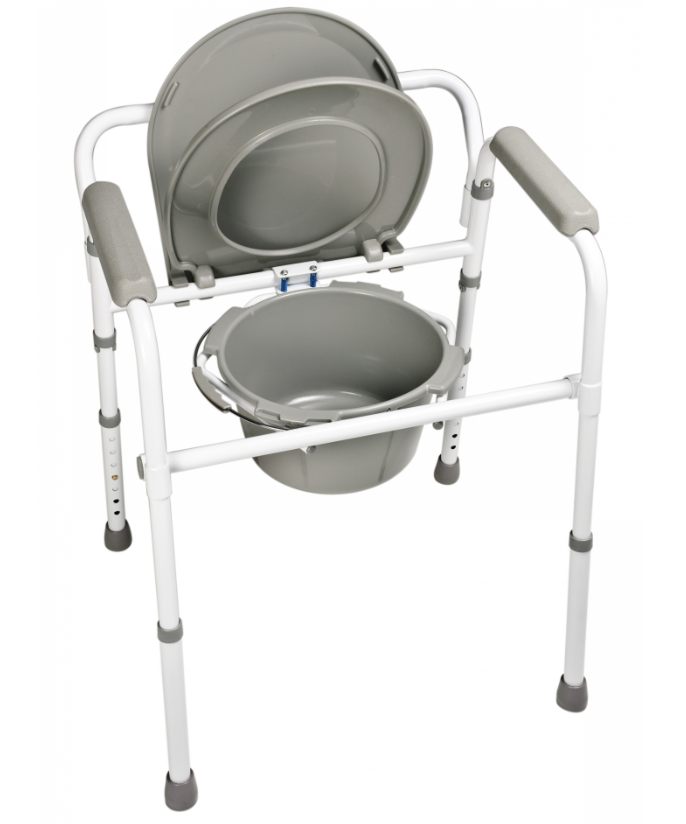 Graham-Field 3-In-1 Steel Folding Commode