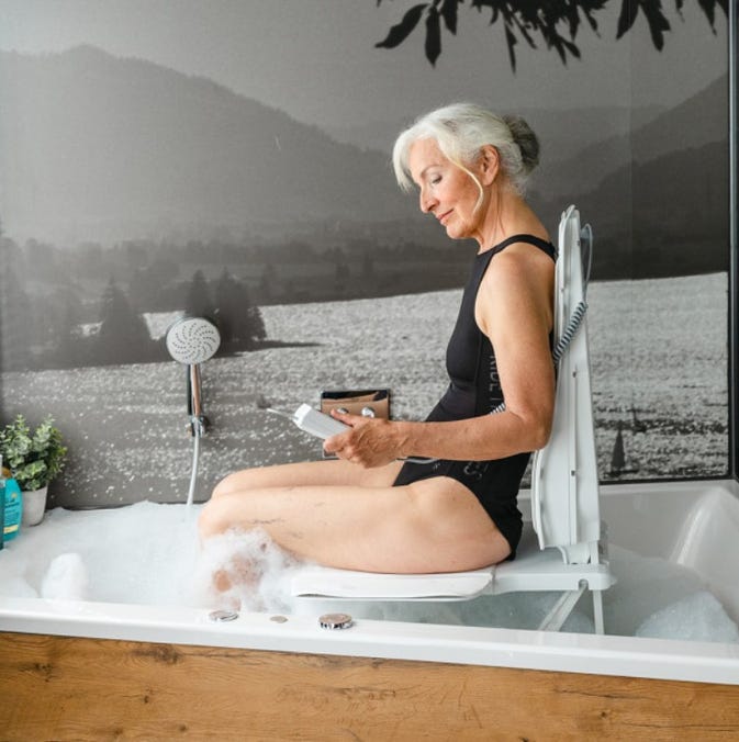 Close-up image of Bellavita Bath Lift