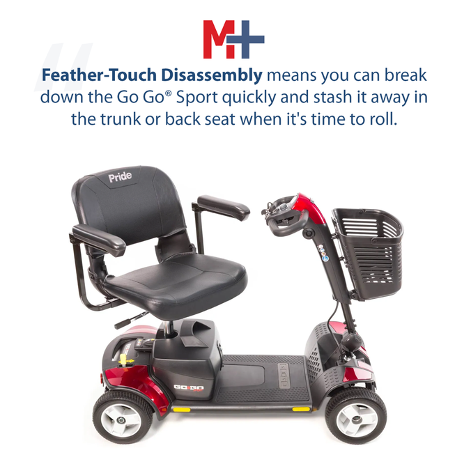 Go-Go® Sport EZ Turn Travel Scooter