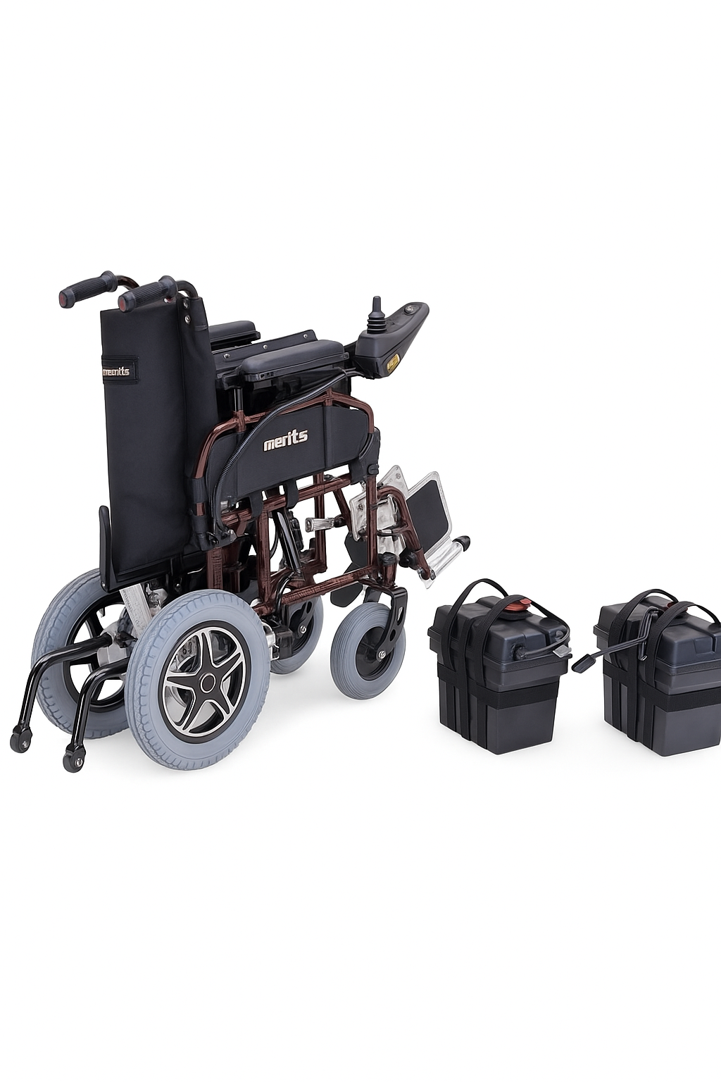 Travel-Ease Portable Folding Power Wheelchair by Merits