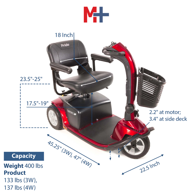 Victory® 10 3-Wheel Full-Size Scooter