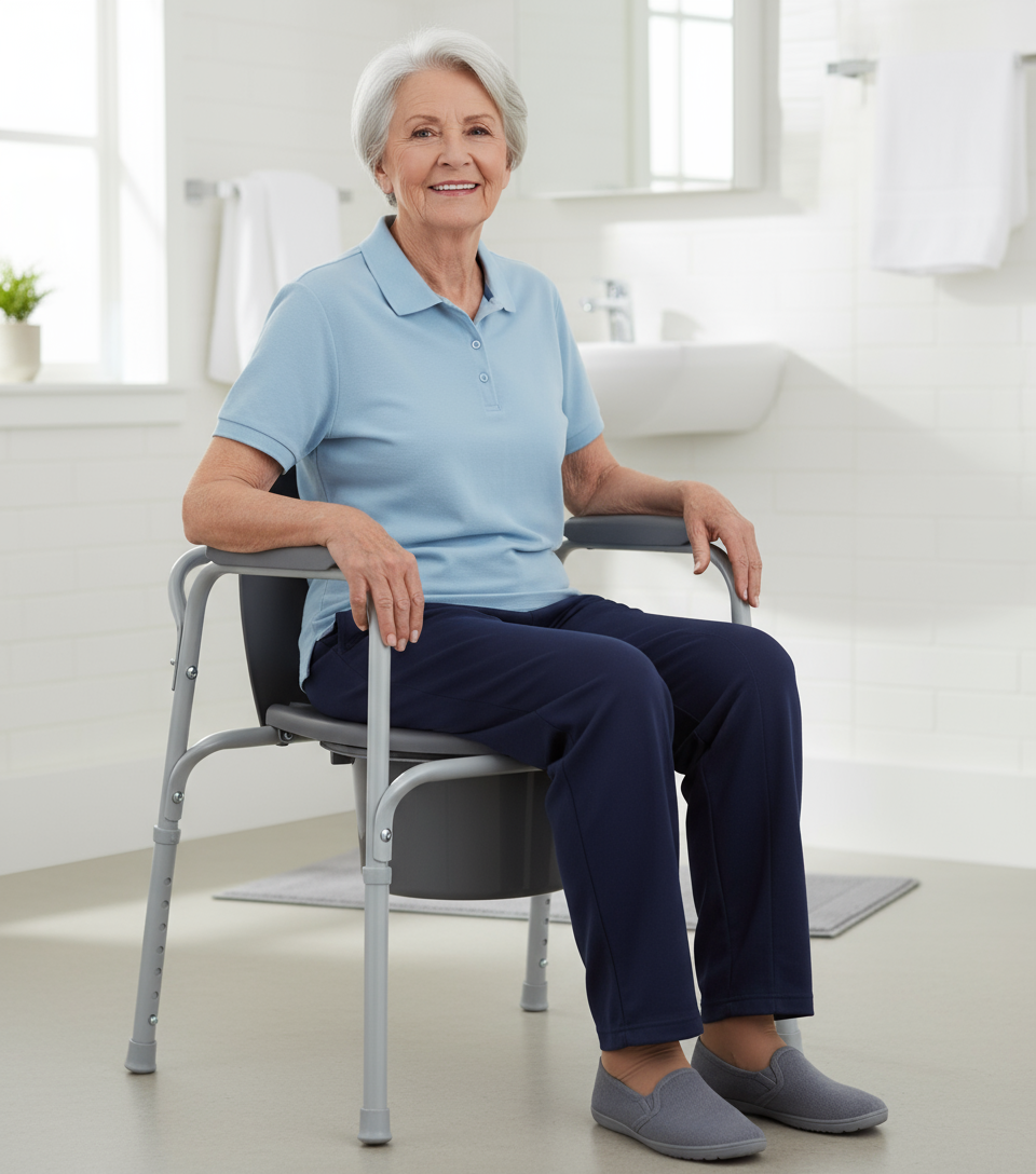 Invacare All-In-One Steel Commode