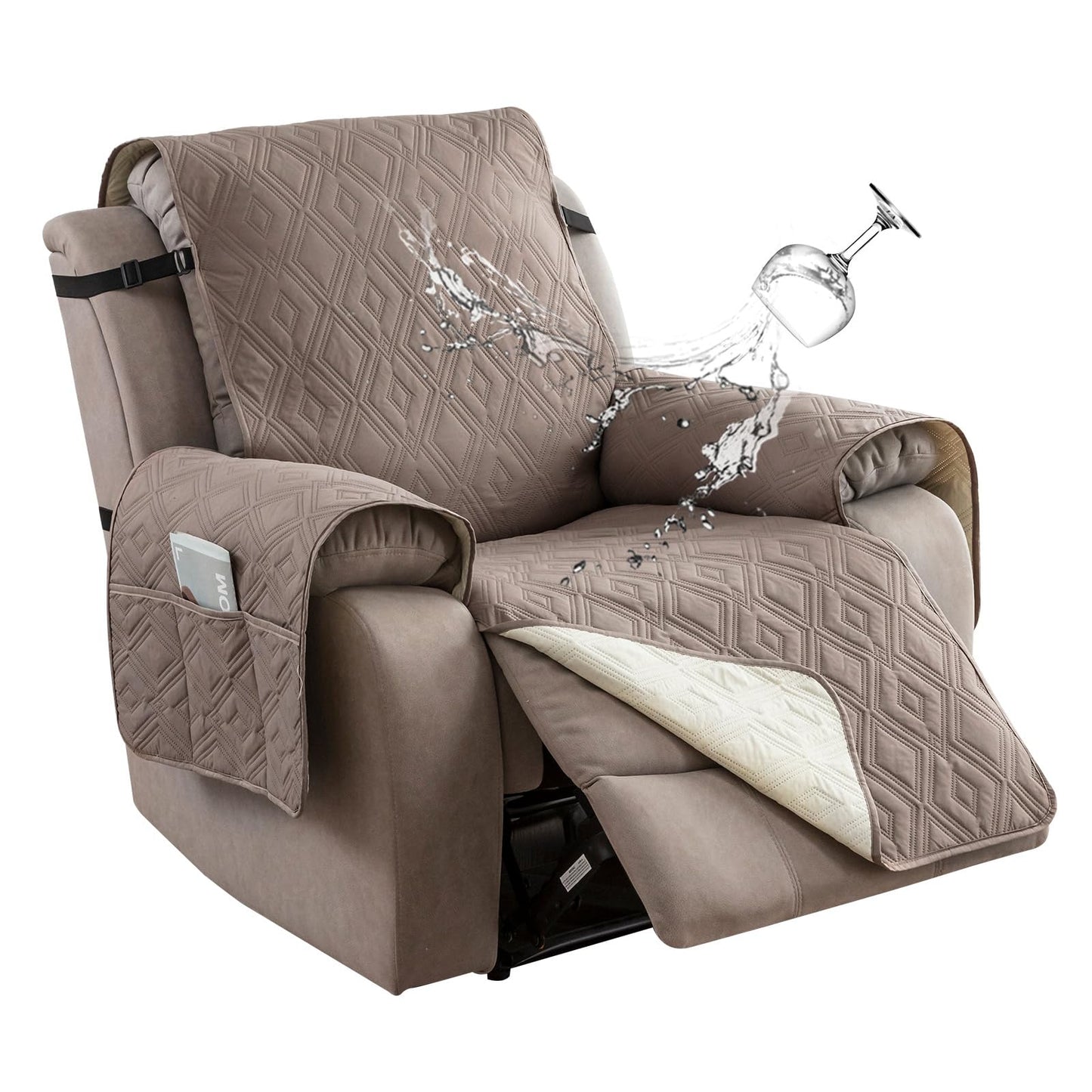 Waterproof Quilted Lift Chair Cover