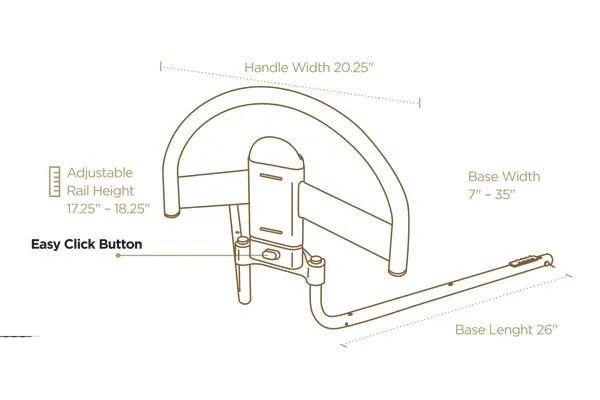 Stander Freedom Click Bed Handle
