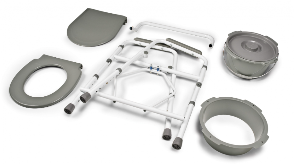 Graham-Field 3-In-1 Steel Folding Commode