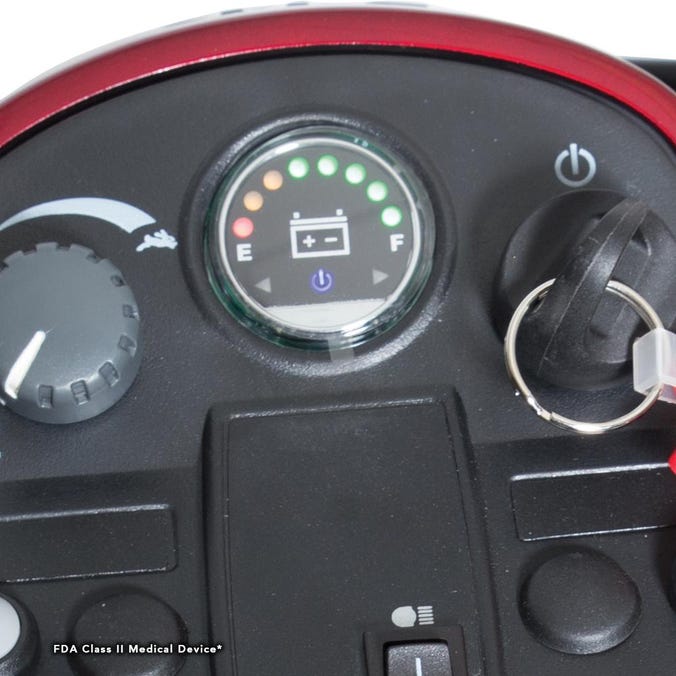 Close-up image of Victory® 9 4-Wheel Mid-Size Scooter