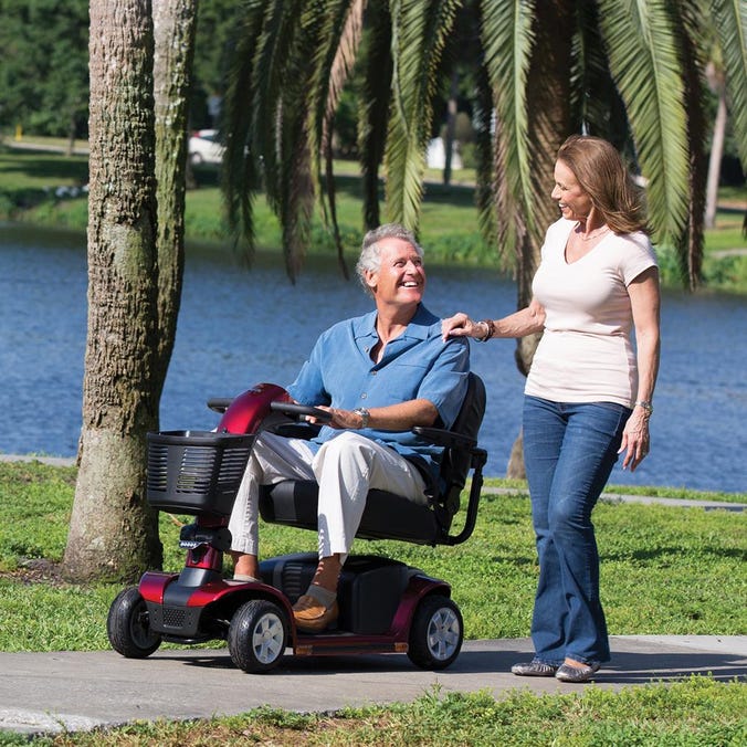Close-up image of Victory® 9 4-Wheel Mid-Size Scooter