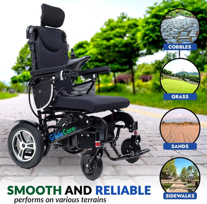 Glide Care G-6R Reclining Power Chair