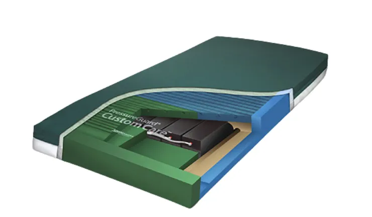 Close-up image of PressureGuard Custom Care Mattress