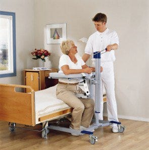 Hi Low Sit to Stand Patient Lift Walker
