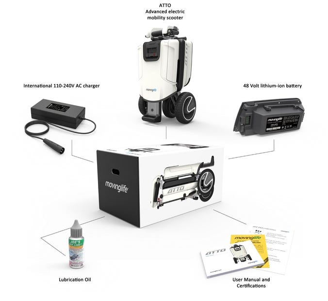 ATTO Portable Folding Scooter