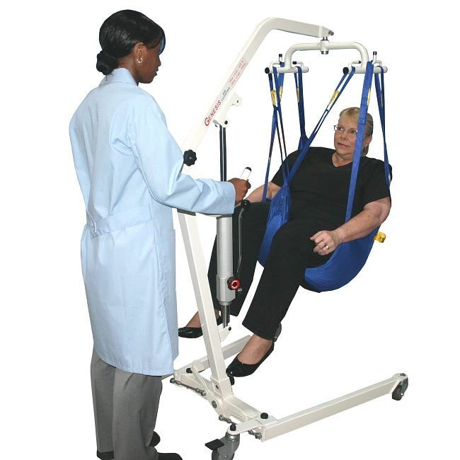 Close-up image of Genesis 400 Hydraulic Patient Lift