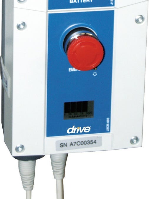 Close-up image of Battery-Powered Patient Lift