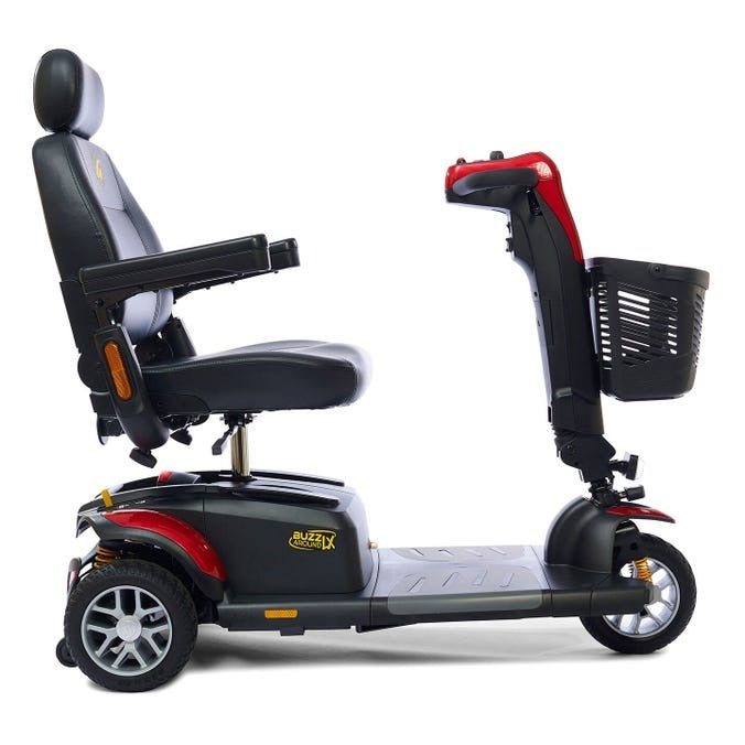 Close-up image of Buzzaround LX Full Size 3-Wheel Scooter