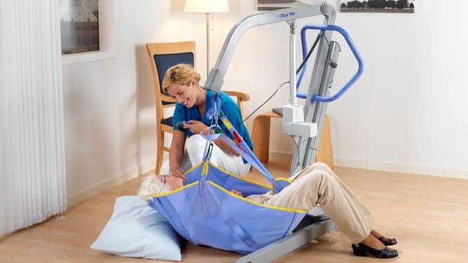 Close-up image of Maxi 500 DPS Patient Lift