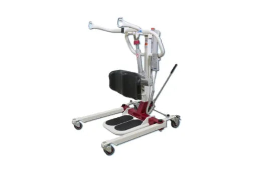 F500S Powered Sit-to-Stand Lift with Wide Non-slip Footplate and 500 lbs. Capacity from Span America