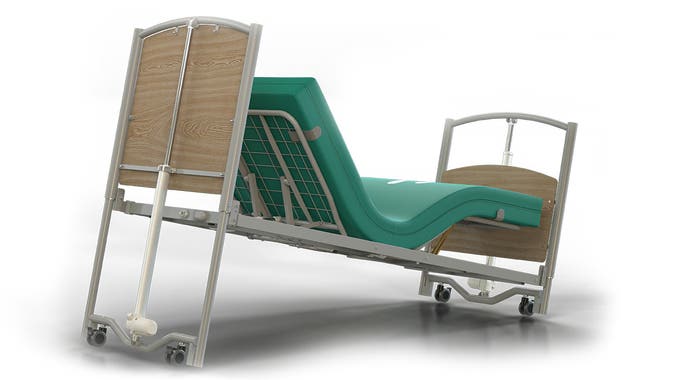 Close-up image of Accora FloorBed® Ultra Low Bed