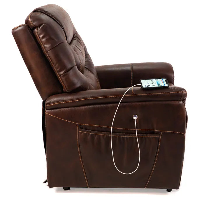 Close-up image of DeLuna Dione Lift Recliner