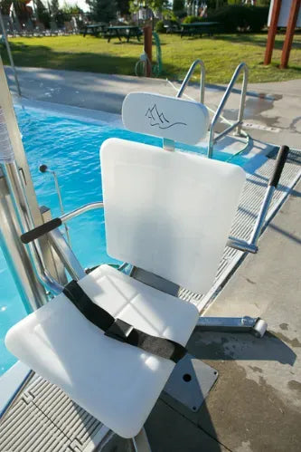 Gallatin Water-Powered Pool Lift With 400 lbs. Weight Capacity from Spectrum Products