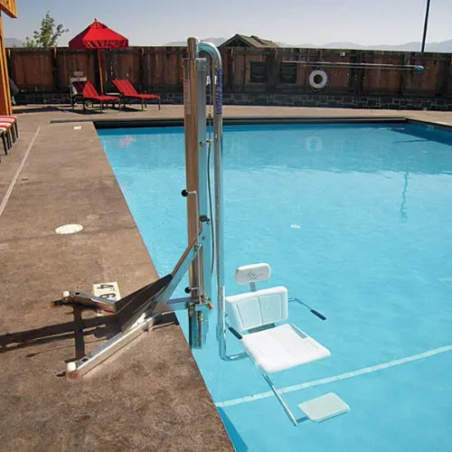 Gallatin Water-Powered Pool Lift With 400 lbs. Weight Capacity from Spectrum Products