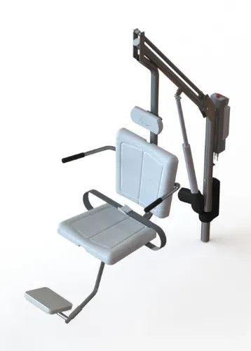 Motion Trek ADA 400 lbs. Bariatric Pool Lift with Anchor