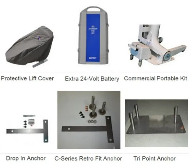 Options for Commercial Series Pool Lift