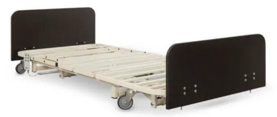 Close-up image of Full Electric Hospital Low Beds for Long Term Care - Ultra by Medacure