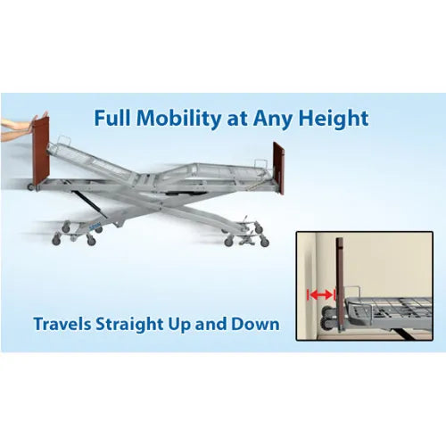Full Electric Hospital Bed with Fast-Rising Option - Rexx and Rexx Fast by Span America