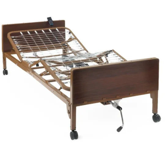 Medline Full Electric Hospital Bed Package for Homecare with Easy Assembly - MedLite