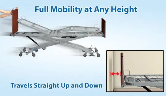 Full Electric Hospital Bed with 500 Pounds Weight Capacity - Advantage by Span America