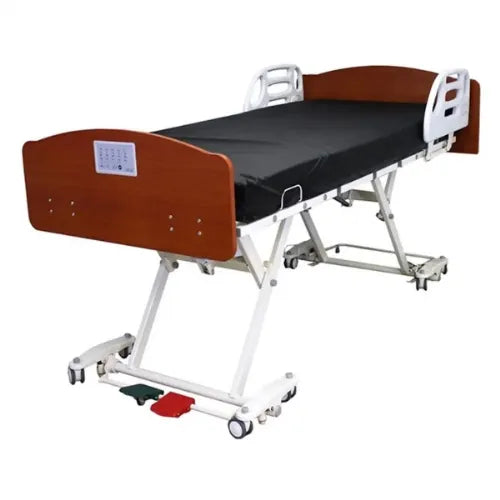 Electric Hospital Bed Frame with Hi-Low Functions - Lynacare HC107 - Mattress Not Included