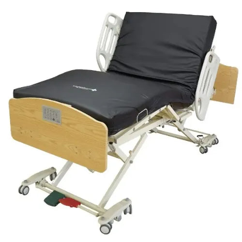 Close-up image of Electric Hospital Bed Frame with Hi-Low Functions - Lynacare HC107 - Mattress Not Included