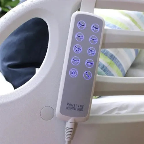Electric Hospital Bed Frame with Hi-Low Functions - Lynacare HC107 - Mattress Not Included